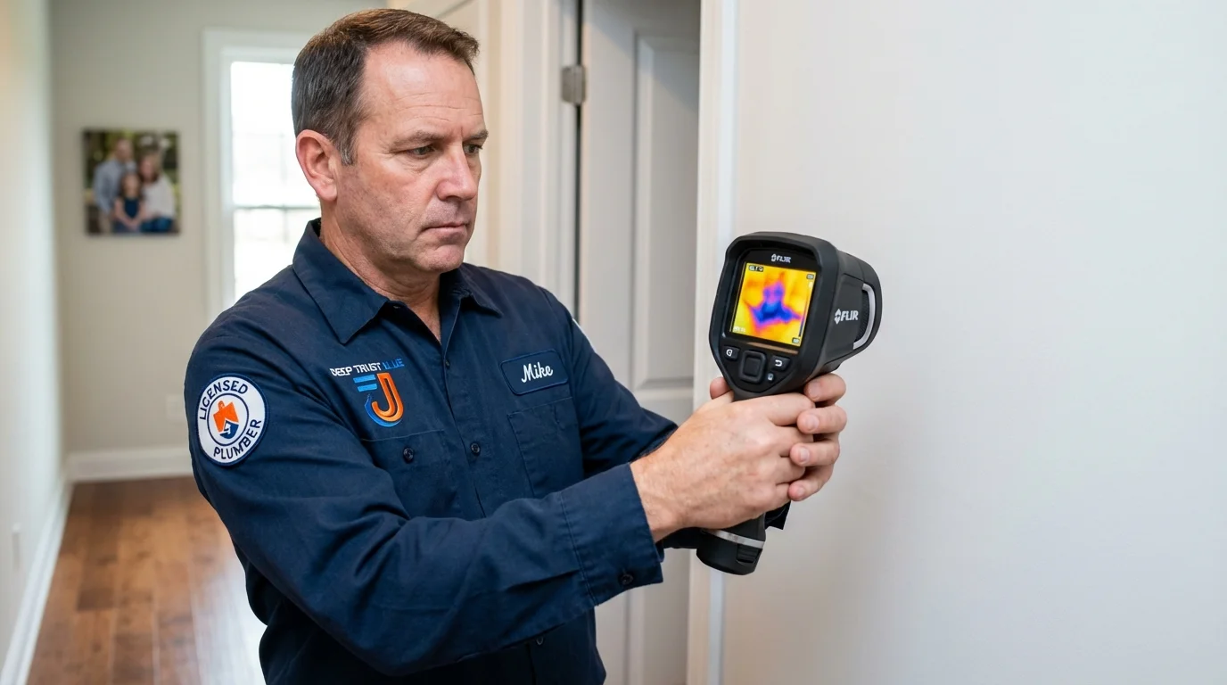 Thermal imaging leak detection by Johns Plumbing LLC in Bend